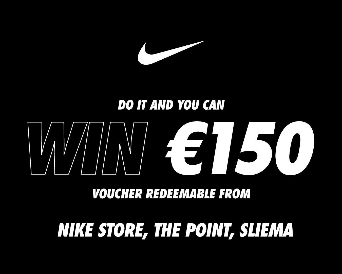 Win a €150 Nike Store voucher